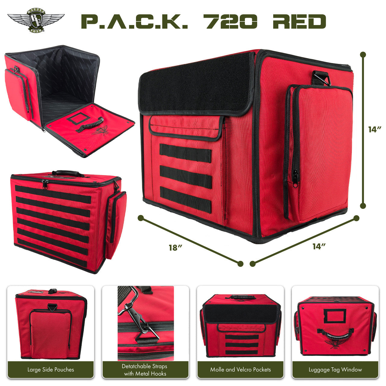 (720) P.A.C.K. 720 Molle Half Tray Standard Load Out - Thumbnail 3